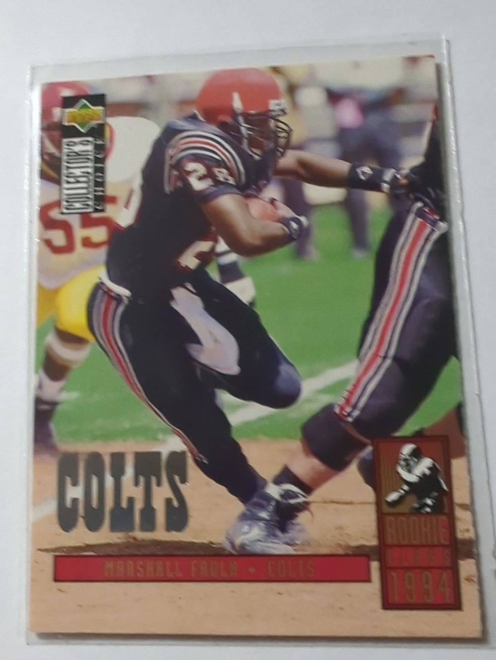 1994 Upper Deck Collector's Choice Rookie Marshall Faulk #14 Colts Football